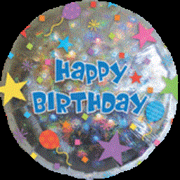 18 Happy Birthday Confetti Holographic