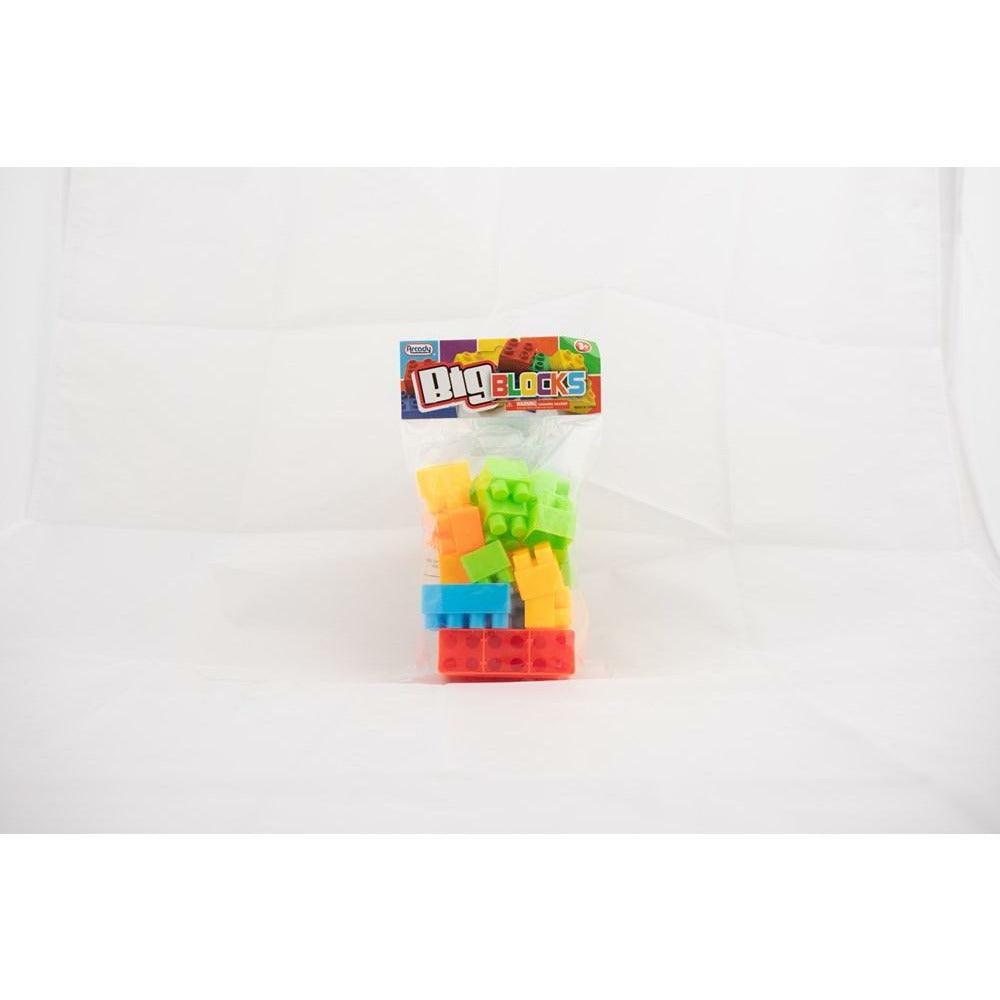 20Pc Jumbo Blocks In Poly Bag W/ Header - Toy World Inc