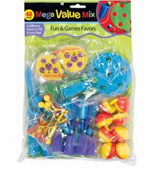 Fun and Game Party Value Pack 48ct