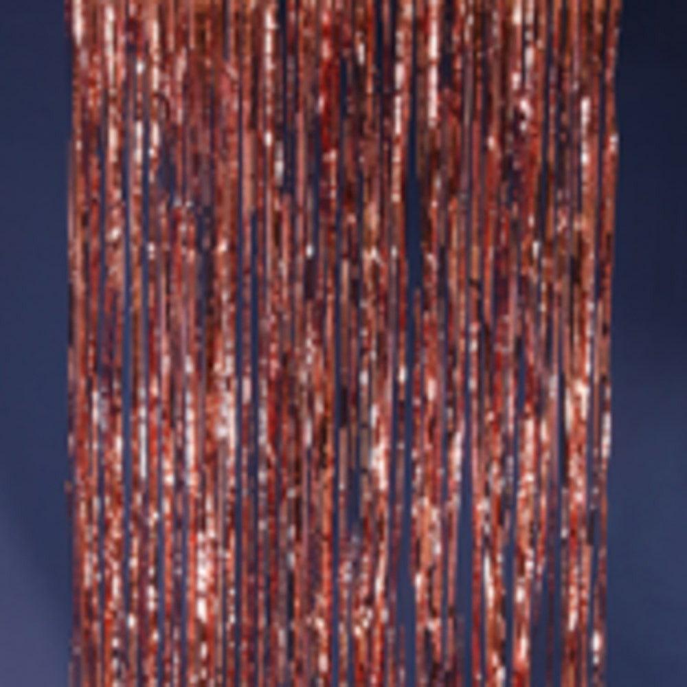 40in x 10 Foil Backdrop 1pc/Apck - Rosegold - Toy World Inc