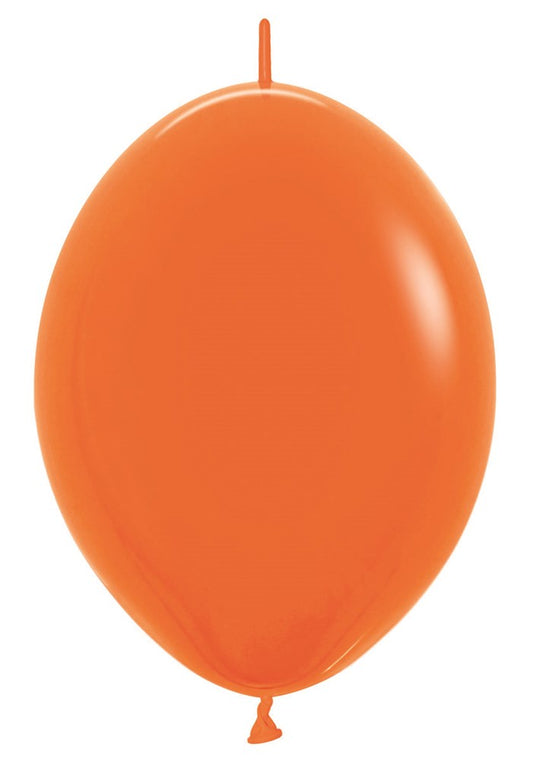 12 inch Sempertex Fashion Orange LINK-O-LOONÂ® 50ct