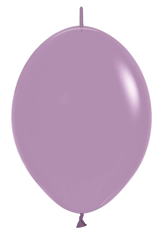 6 inch Sempertex Pastel Dusk Lavender LINK-O-LOON 50ct