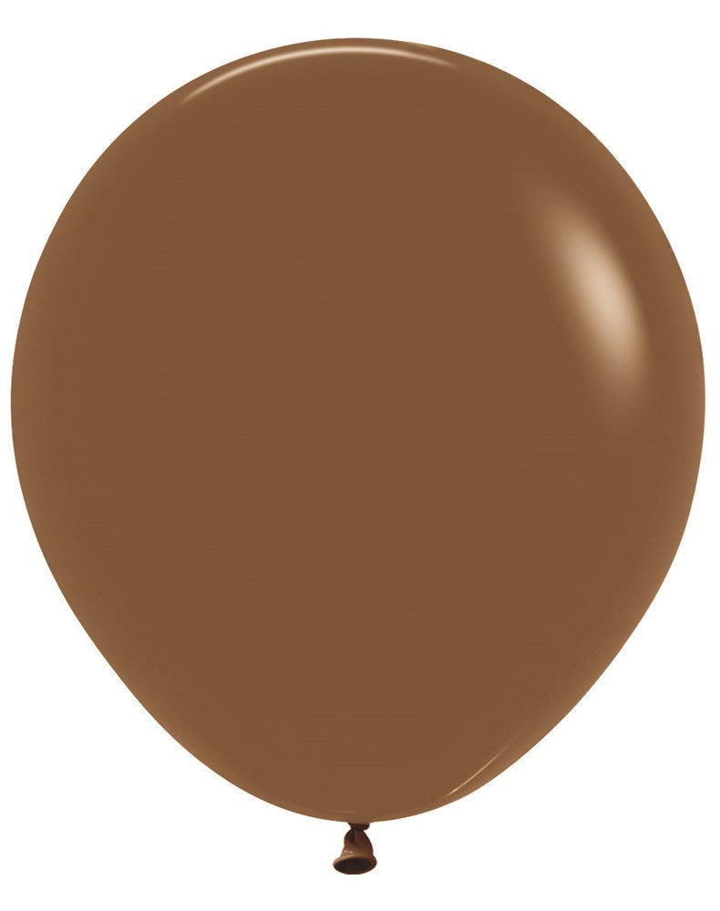 18 inch Sempertex Deluxe Coffee Latex Balloons 25ct – Toy World Inc