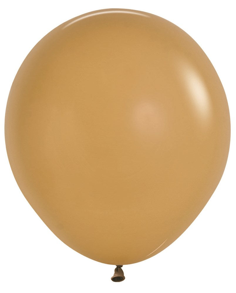 18 inch Sempertex Deluxe Latte Latex Balloons 25ct – Toy World Inc