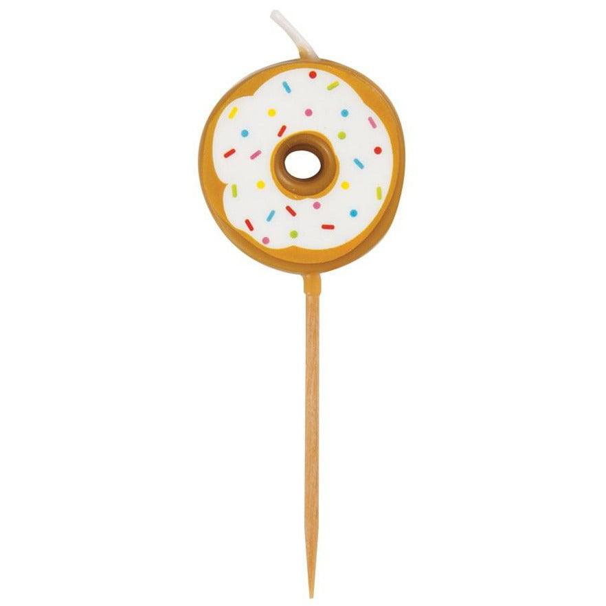 6 Donut Pick Bday Cndl - Toy World Inc