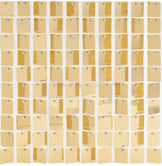 Champagne Square Shimmer Wall 1 square foot 1ct