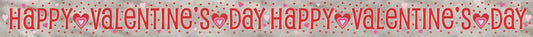Happy Valentine Foil Banner 9ft