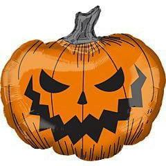 Anagram Hallow's Eve Pumpkin 29in Foil Balloon - Toy World Inc
