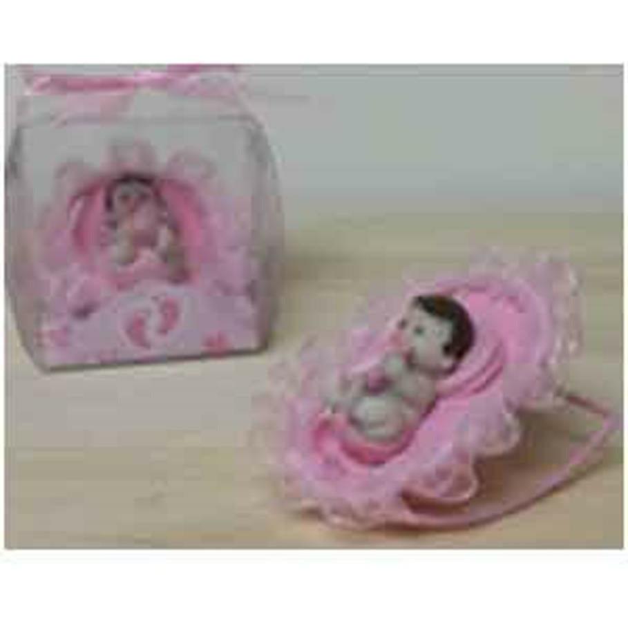 Baby Holding Bottle on Swing Girl 12ct - Toy World Inc