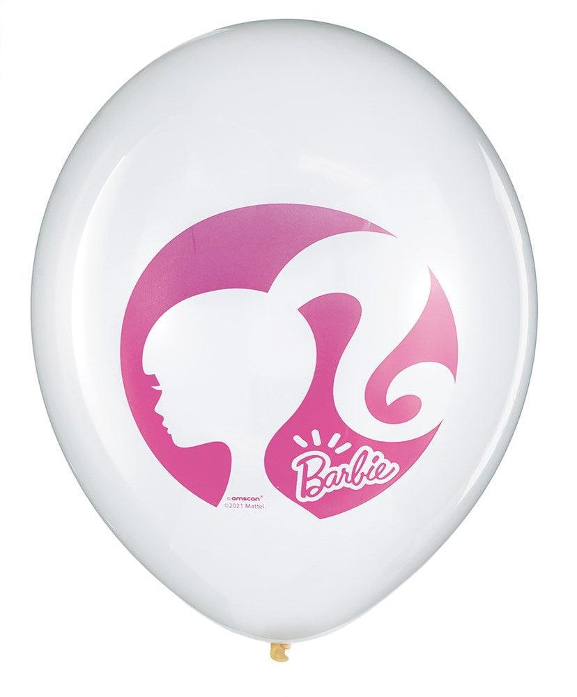 Barbie Dream Together 12in Confetti Latex Balloon 6ct - Toy World Inc