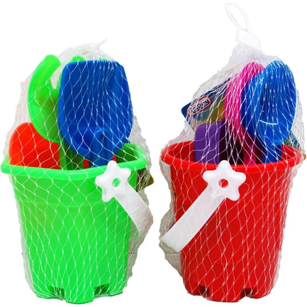 Beach Toy Bucket 3.5in - Toy World Inc
