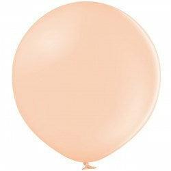 BelBal B250 24in Pastel Peach Cream Latex Balloon 2ct - Toy World Inc