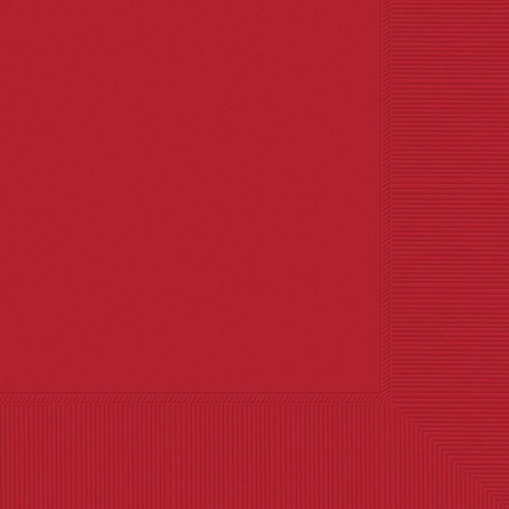 Beverage Napkin 100ct Apple Red - Toy World Inc