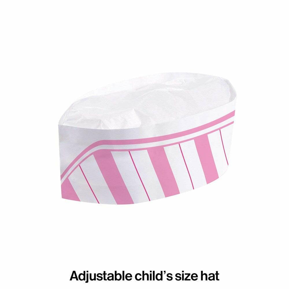 Candy Shop Party Diner Style Hat Child'S 8Ct - Toy World Inc