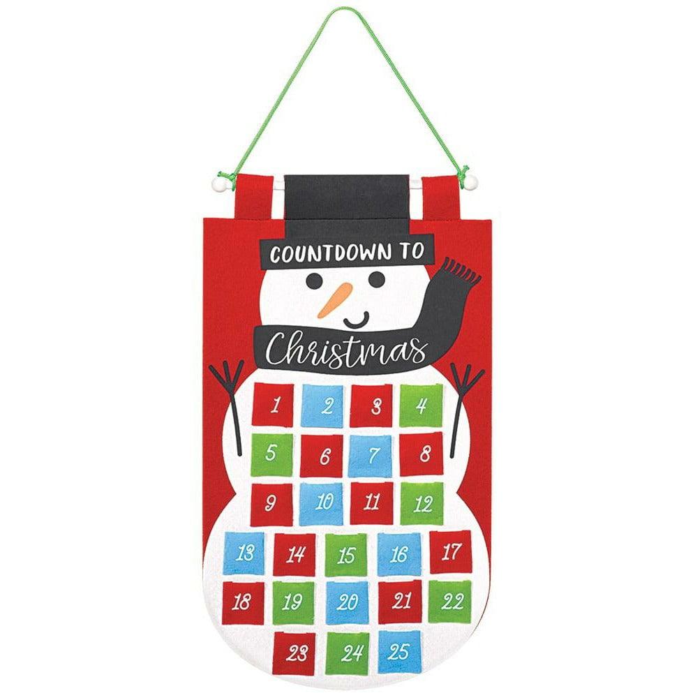 Christmas Snowman Felt Advent Calendar