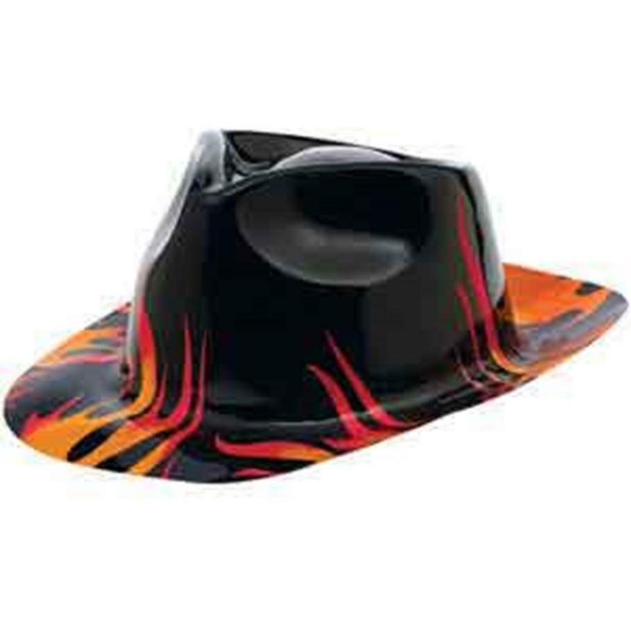 Classic 50s Fedora Hat Flames - Toy World Inc