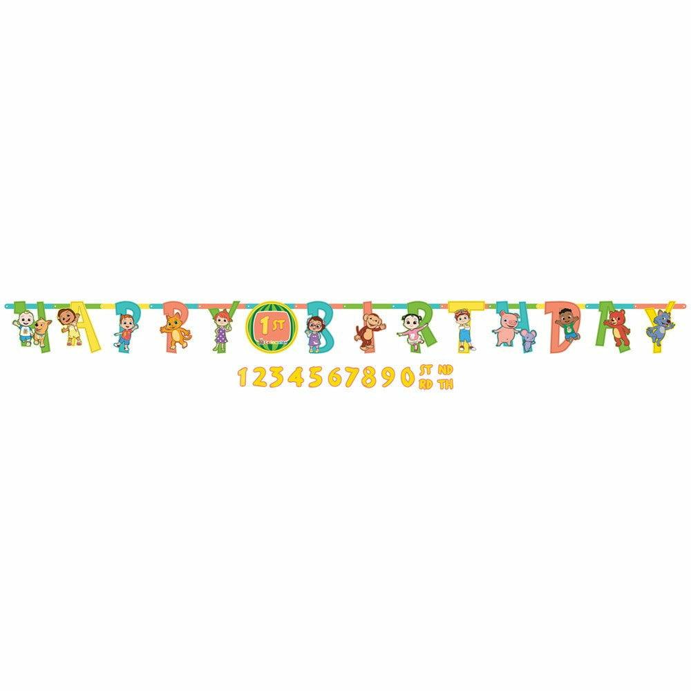 CocoMelon Jumbo Birthday Banner - Toy World Inc