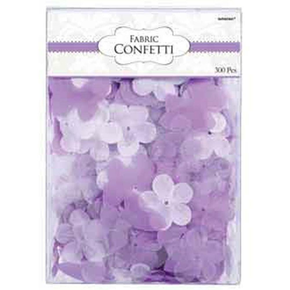 Confetti Fabric Bfly Flower Lilac - Toy World Inc