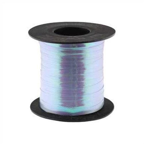 Berwick 3/16-Inch Wide by 250 Yard Spool Crimped Iridescent Curling Ribbon, Light Blue