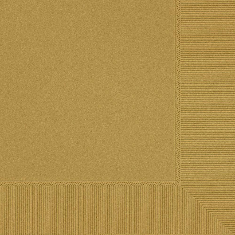 Dinner Napkin Gold 40ct - Toy World Inc