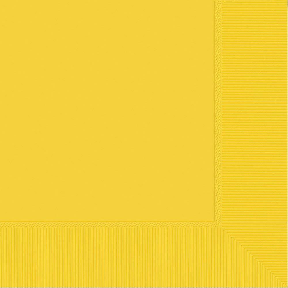 Dinner Napkin Yellow Sunshine 40ct - Toy World Inc