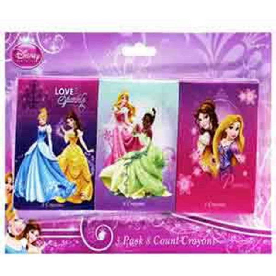 Disney Princess Crayons 8pc 3ct - Toy World Inc