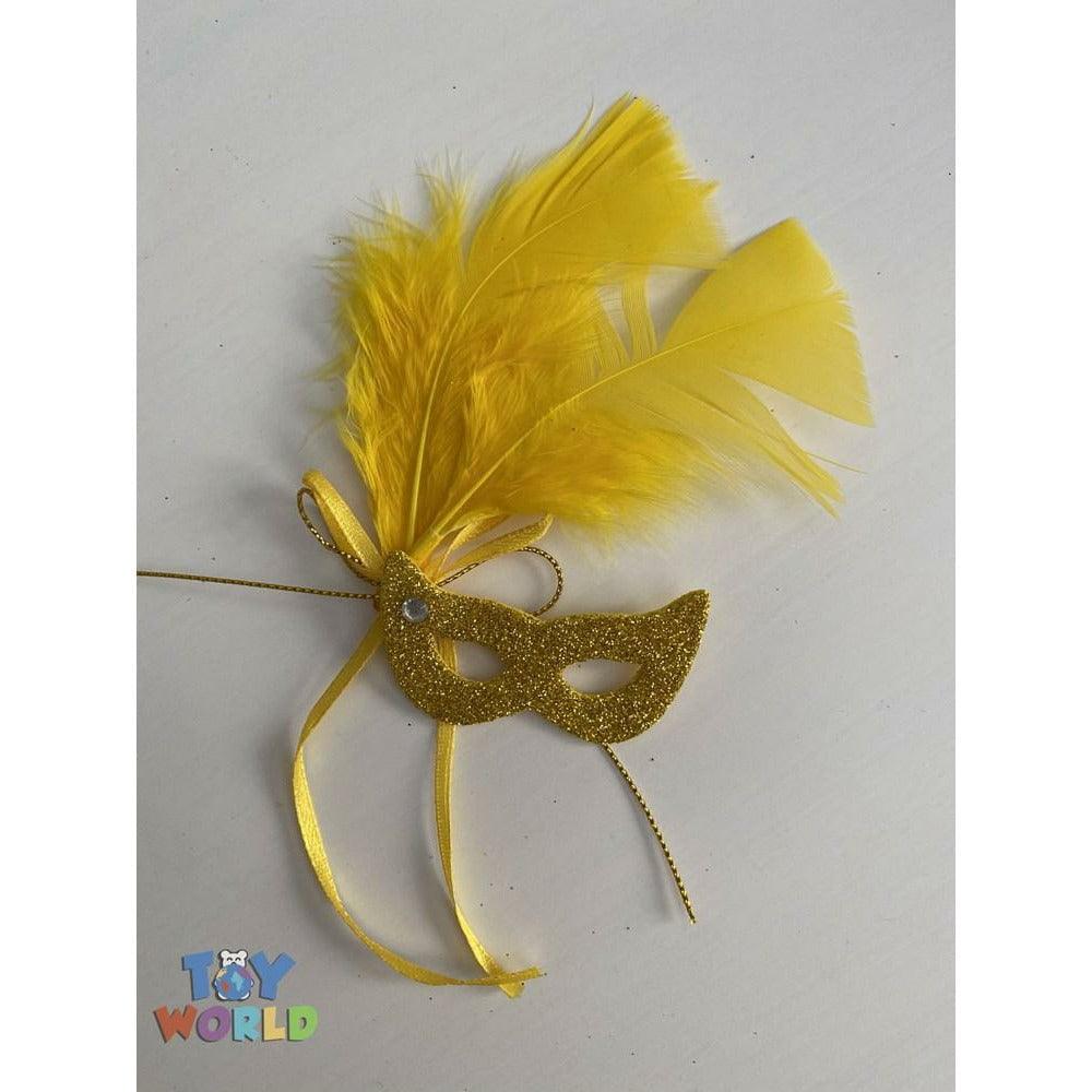 Eva Mask 2.4x5in 12ct Gold - Toy World Inc