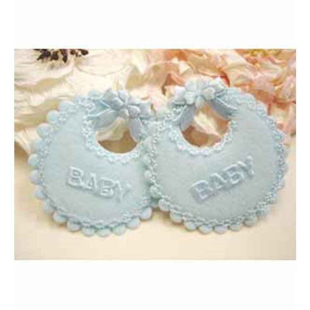 Fabric Baby Bib Blue - Toy World Inc