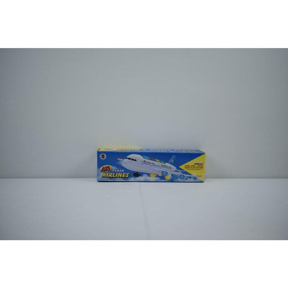 Flashing Airplane BO - 5804 - Toy World Inc