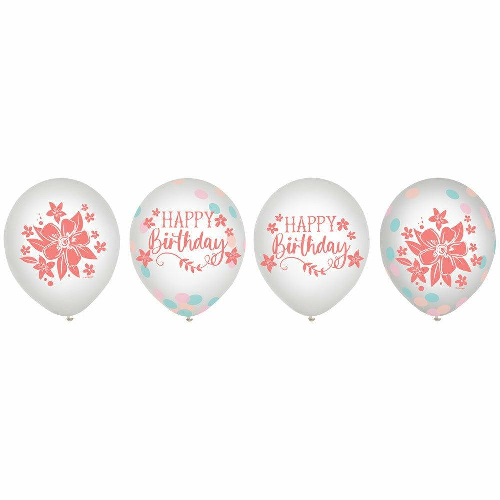 Free Spirit 12in Latex Balloons 6ct - Toy World Inc