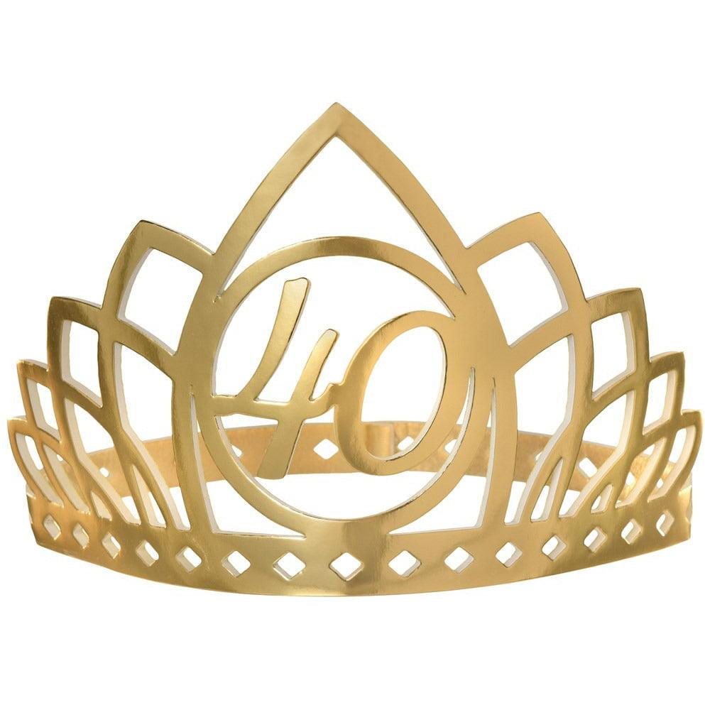 Golden Age Birthday Crown 40th - Toy World Inc