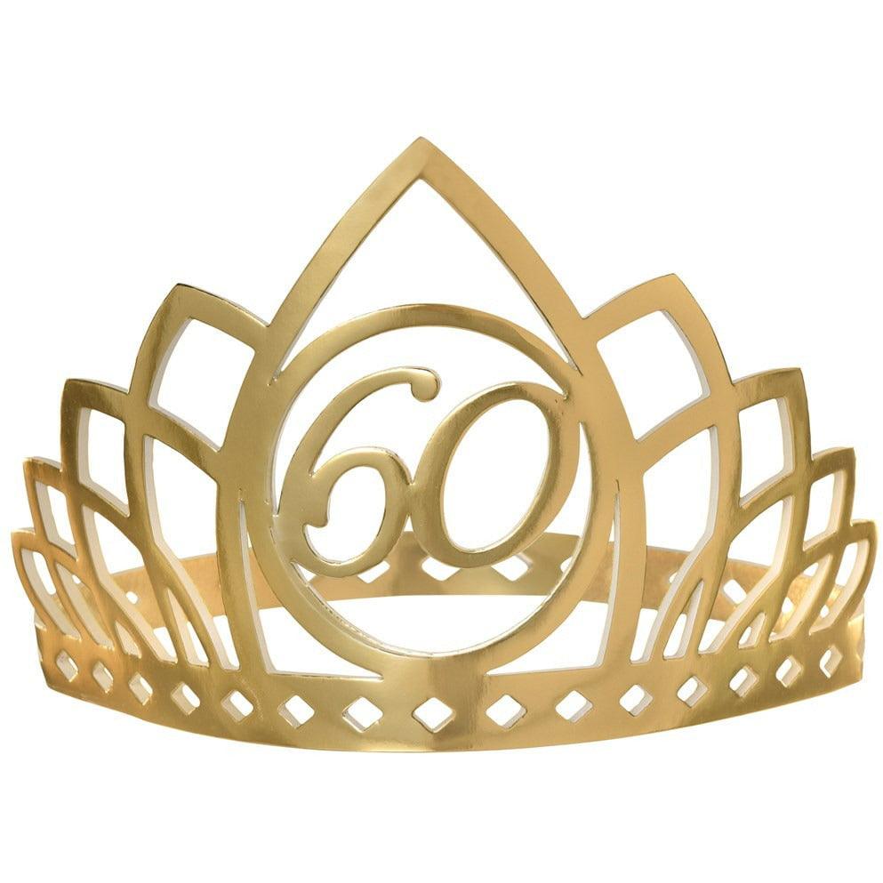 Golden Age Birthday Crown 60th - Toy World Inc