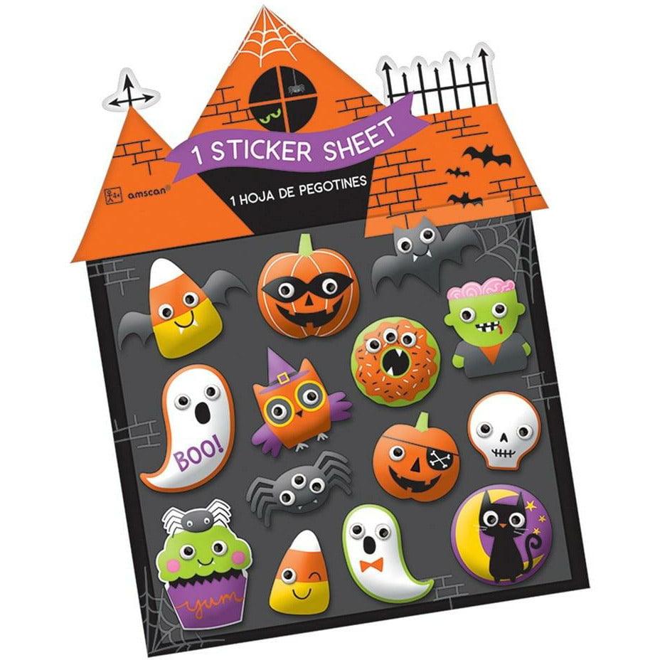Halloween Puffy Googly Eyes Stickers - Toy World Inc
