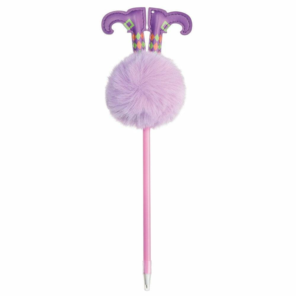 Halloween Puffy Topped Pens - Witch Legs - Toy World Inc