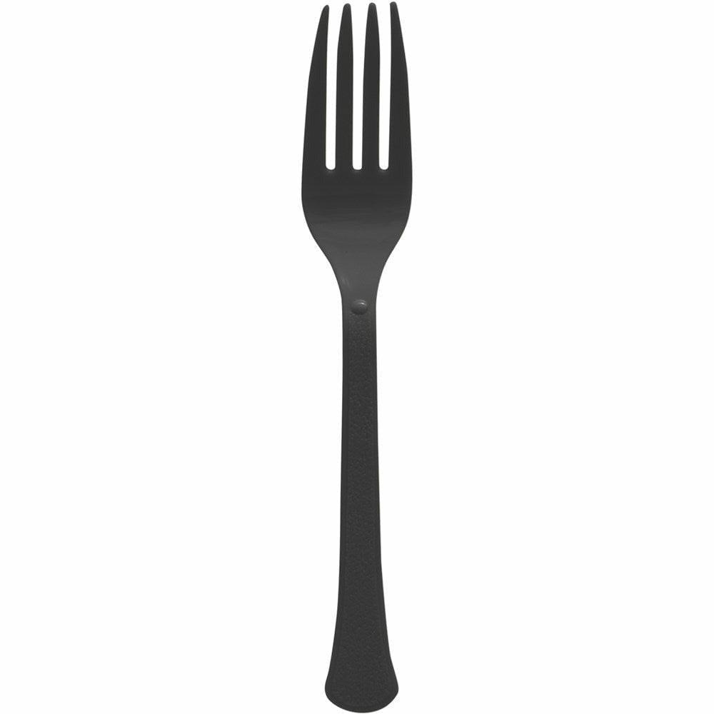 Heavy Weight Fork Jet Black 20ct - Toy World Inc