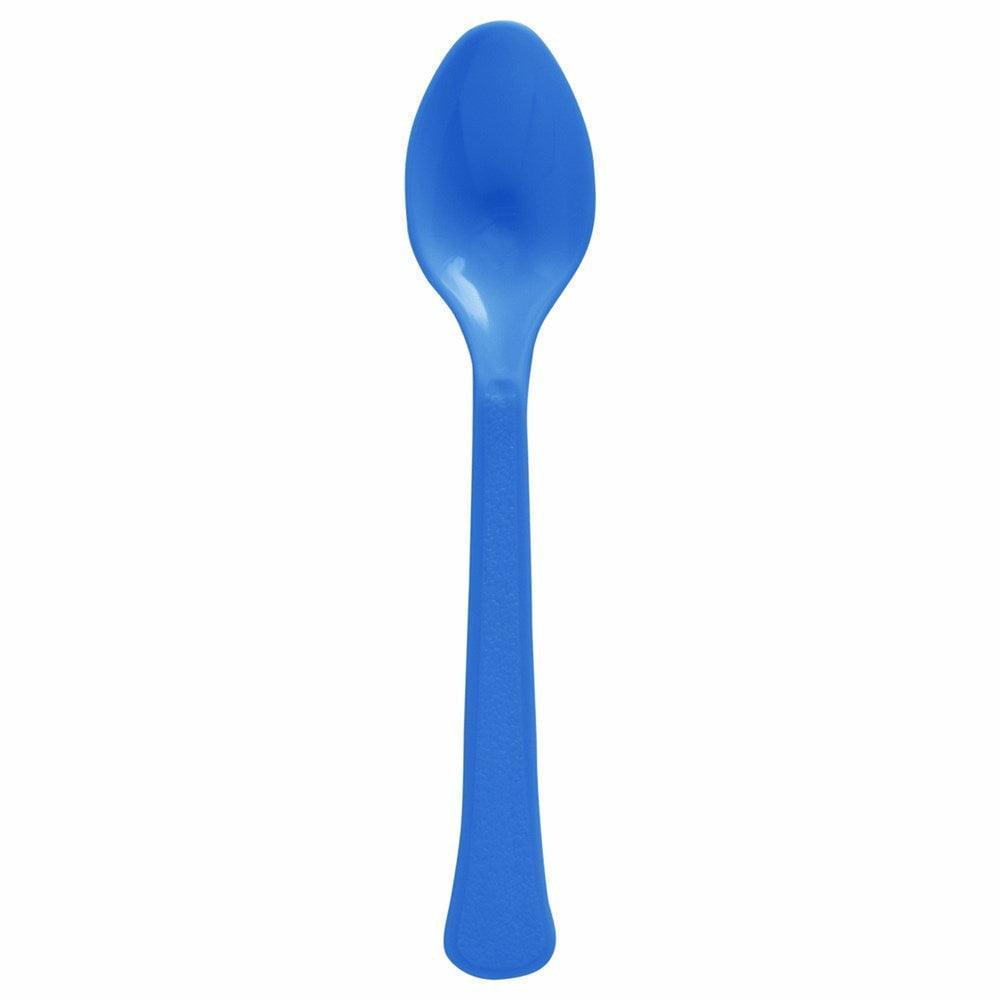 Heavy Weight Spoon 50ct Bright Royal Blue - Toy World Inc