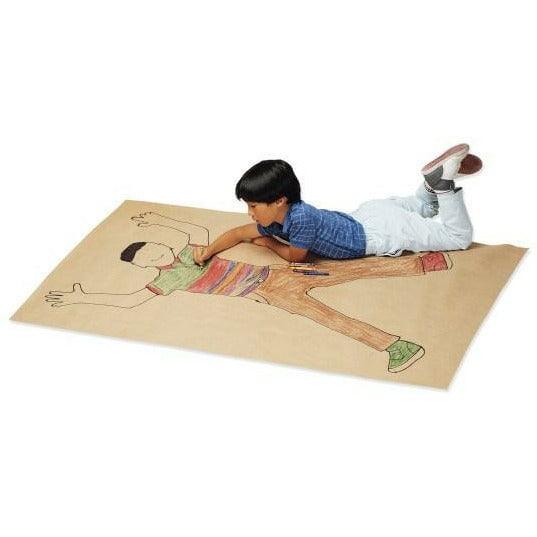 Heavyweight Natural Kraft Roll 48in x 25ft - Toy World Inc