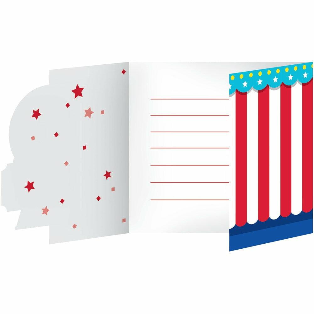 Invitation 8ct Circus Party - Toy World Inc