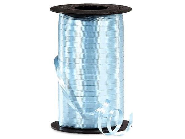 Light Blue Curling Ribbon 3/16in x 500yd - Toy World Inc