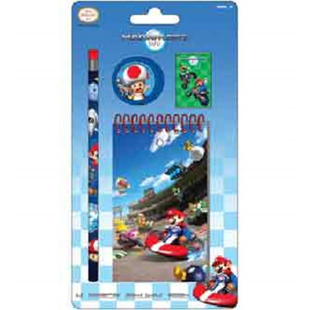 Mario Brothers Study Kit 4pc - Toy World Inc