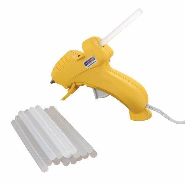 Mini Glue Gun with 3 Sticks Self Standing - Toy World Inc