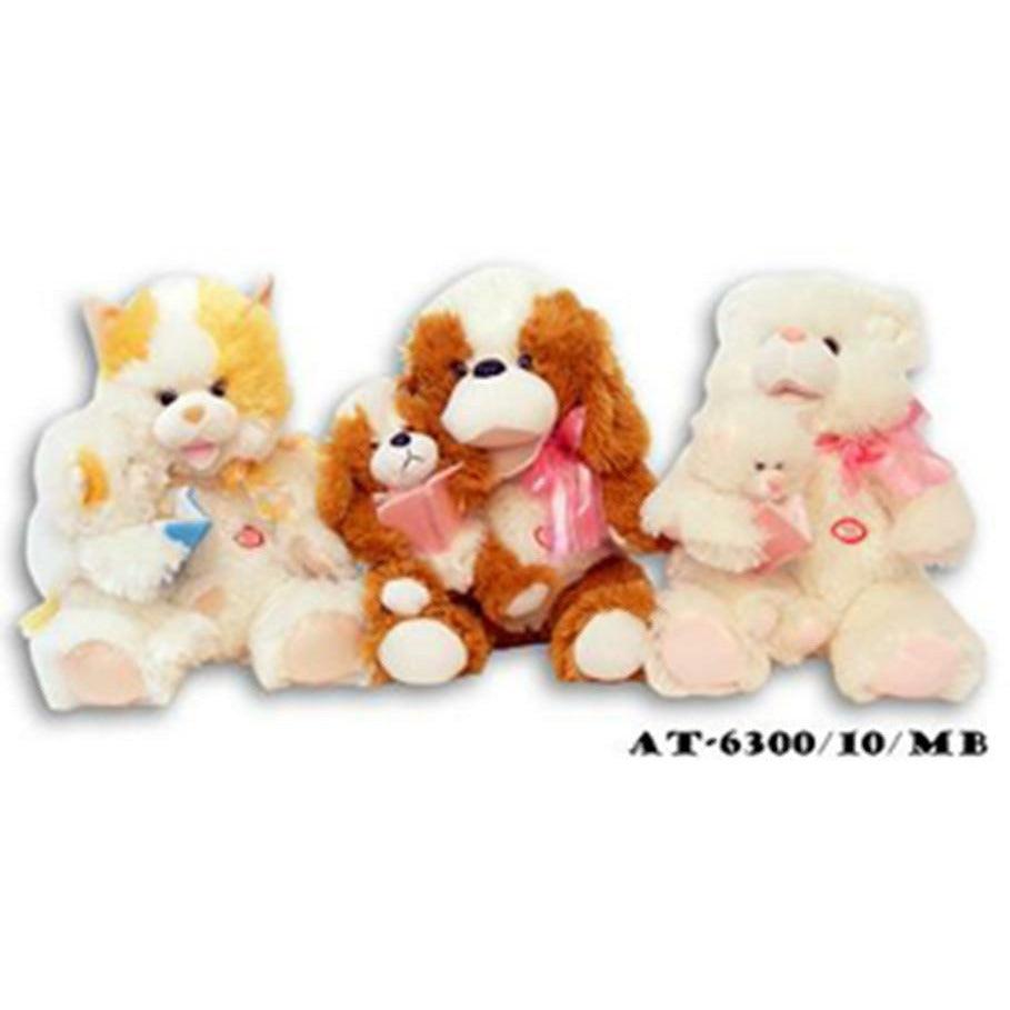 Mommy Cat and Dog 10 in - Toy World Inc