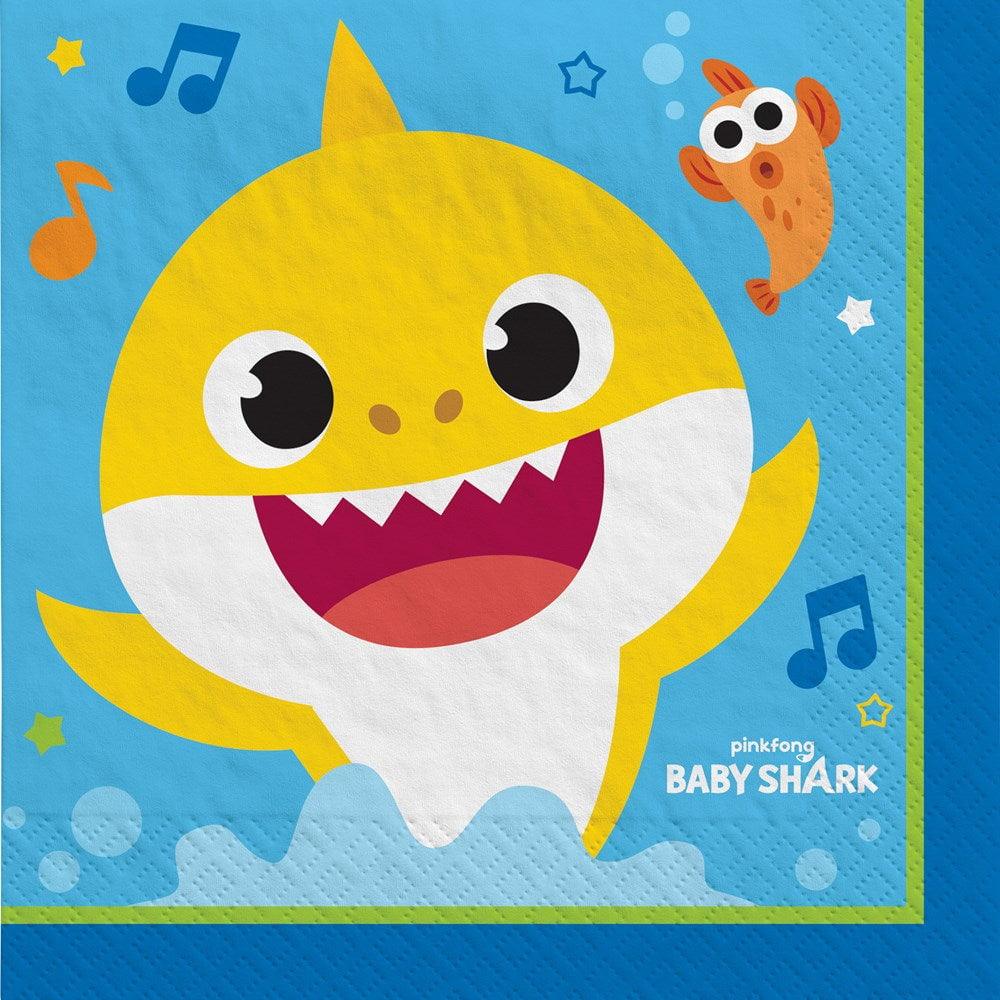 Napkin (L) Baby Shark - Toy World Inc