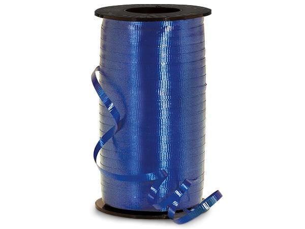 Navy Curling Ribbon 3/16in x 500yd - Toy World Inc