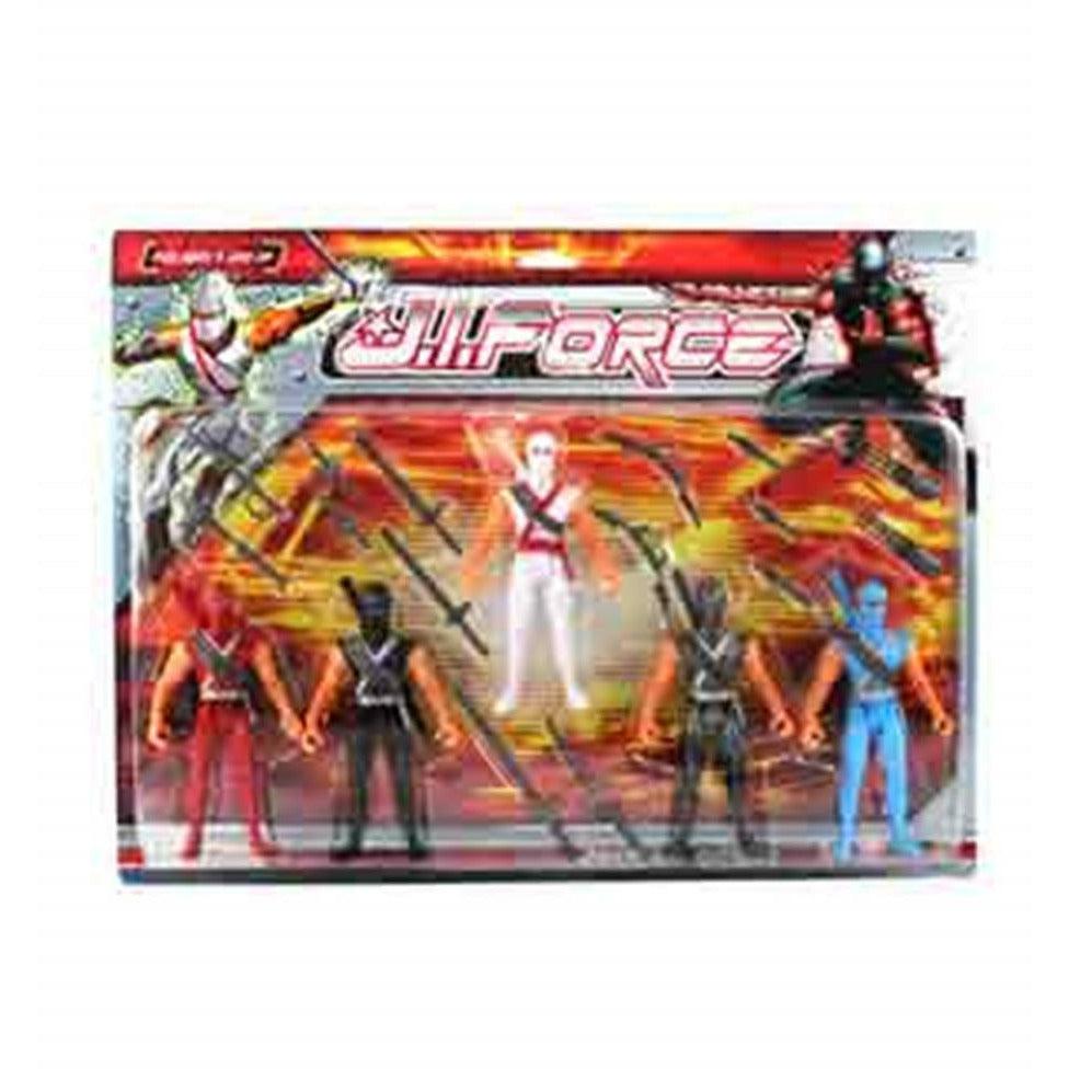 Ninja Figures 5.5in 5ct - Toy World Inc