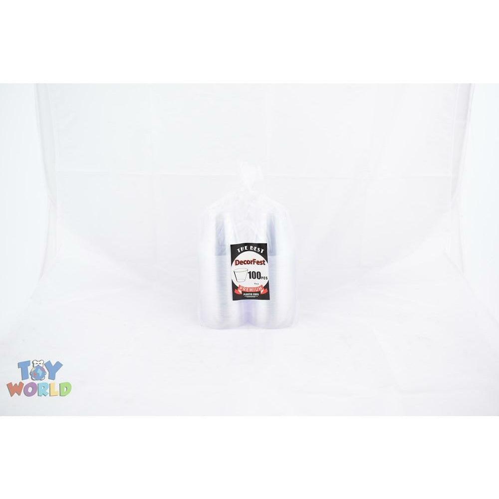 Plastic Dessert Cup 9oz - 100pc/bag - Toy World Inc