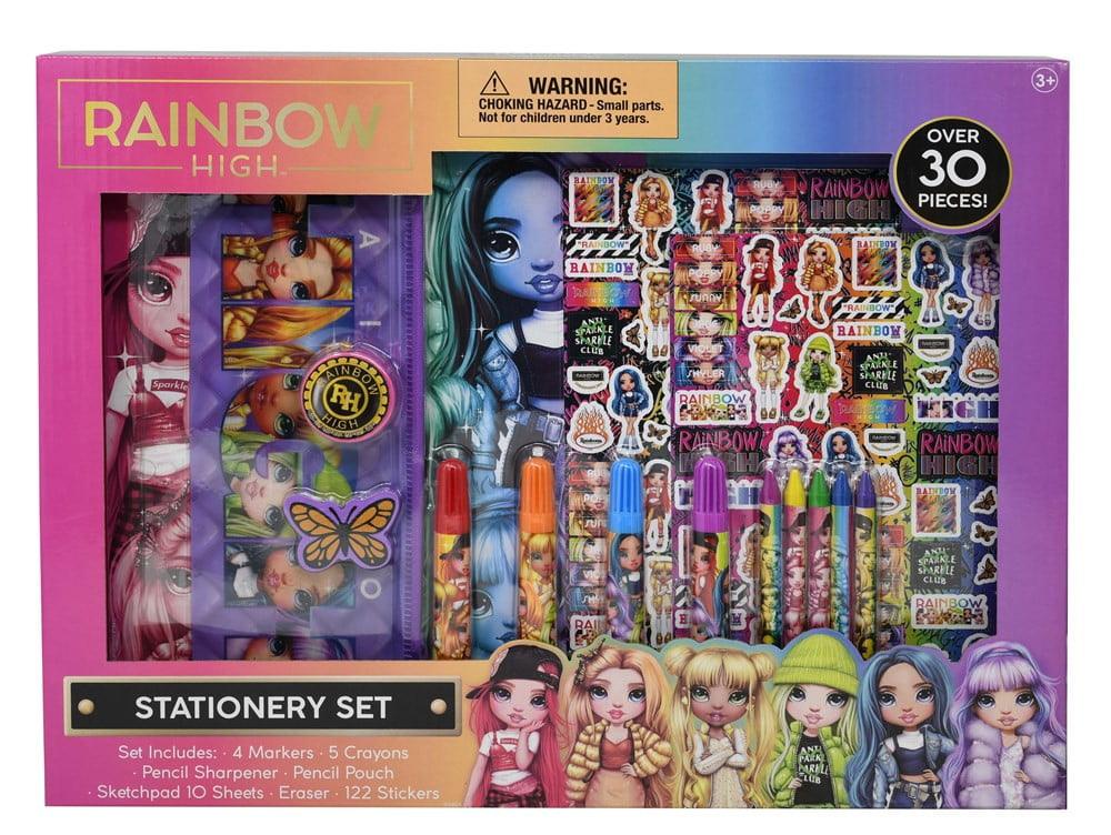 Rainbow High Over 30Pc Stationery Set 14.x1x11.2 - Toy World Inc
