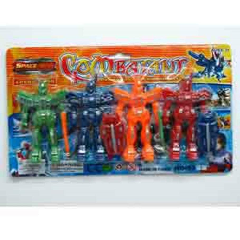 Robots Set 4in 4pc - Toy World Inc