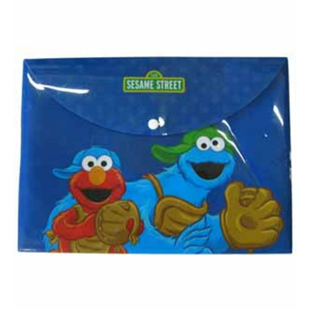 Sesame Street Folder W-Button - Toy World Inc