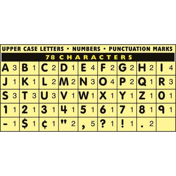 Silver Dazzle Letters 4in 78 Characaters - Toy World Inc